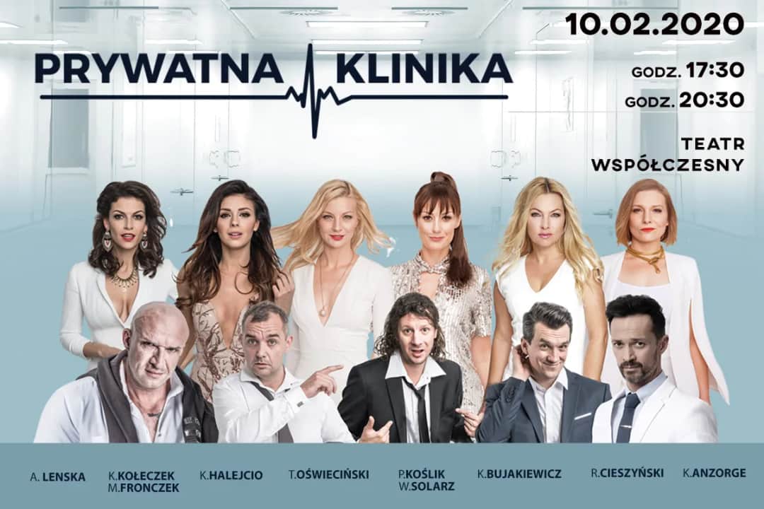Obsada spektaklu Prywatna klinika – poznaj aktorów i ich role